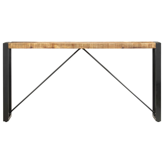 konsolbord 150x35x76 cm massivt mangotræ