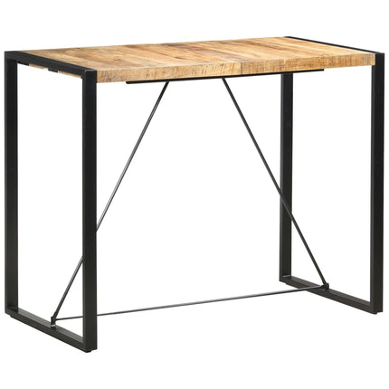 barbord 140 x 70 x 110 cm massivt mangotræ