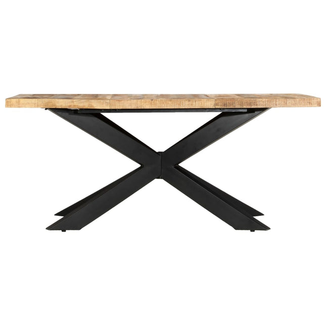 spisebord 180 x 90 x 76 cm massivt ru mangotræ