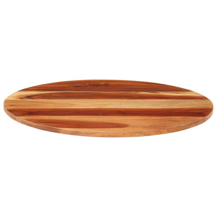bordplade 15-16 mm 60 cm rund massivt akacietræ