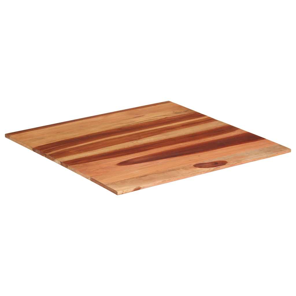 bordplade 15-16 mm 80x80 cm massivt akacietræ