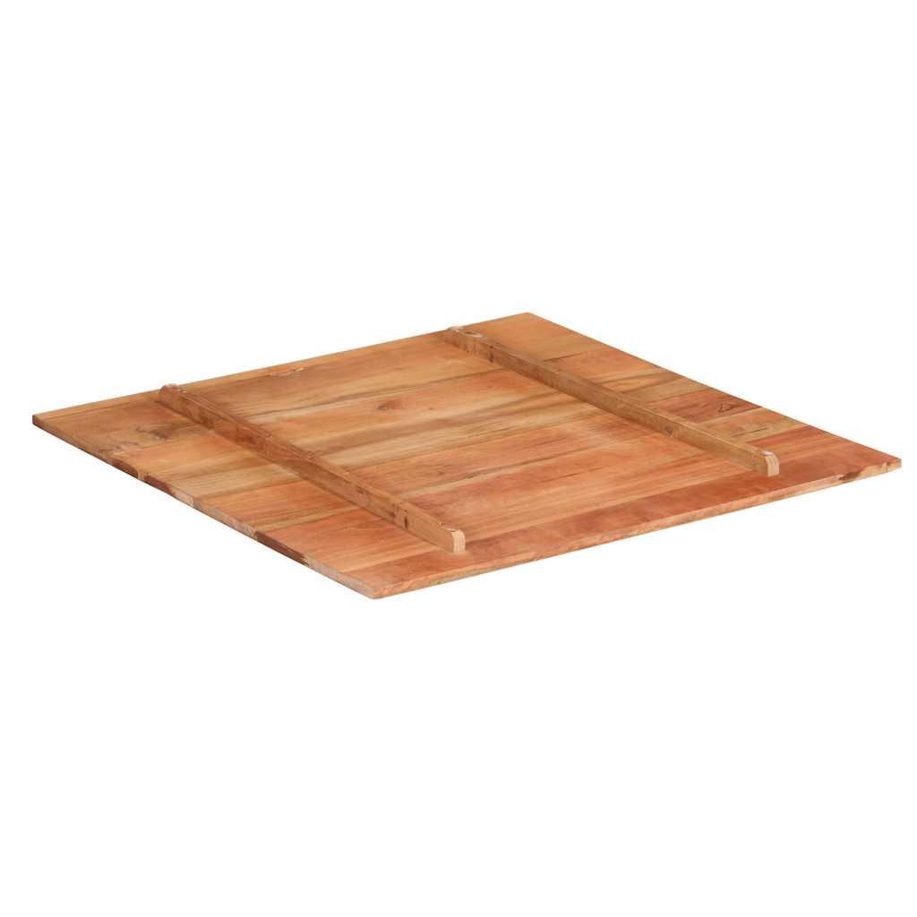 bordplade 15-16 mm 80x80 cm massivt akacietræ