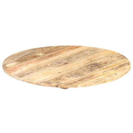 bordplade 15-16 mm rund 40 cm massivt mangotræ