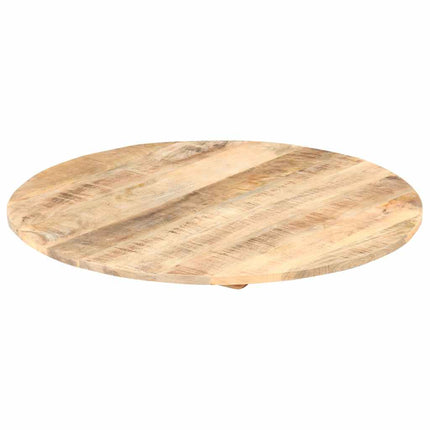 bordplade 15-16 mm rund 70 cm massivt mangotræ