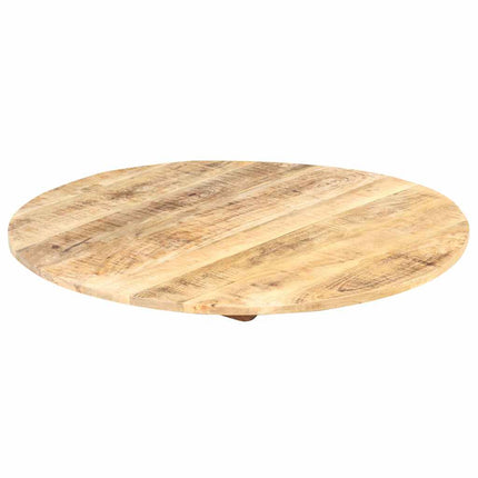 bordplade 15-16 mm rund 70 cm massivt mangotræ