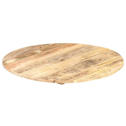 bordplade 15-16 mm rund 70 cm massivt mangotræ