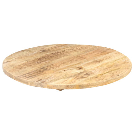 bordplade 25-27 mm rund 40 cm massivt mangotræ