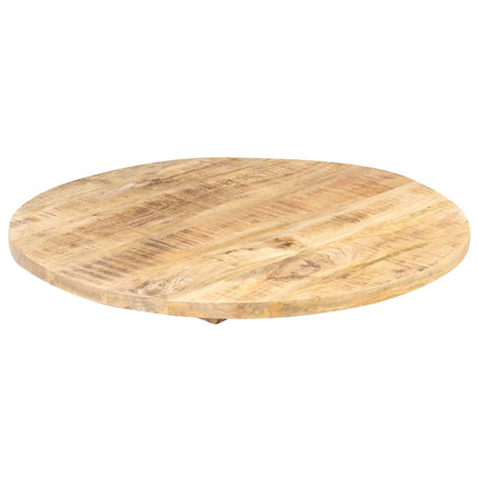 bordplade 25-27 mm 70 cm rund massivt mangotræ