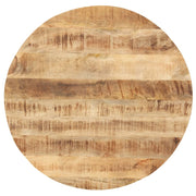 bordplade 25-27 mm 80 cm rund massivt mangotræ
