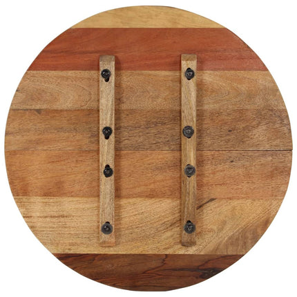 bordplade 60 cm 15-16 mm rund massivt genbrugstræ