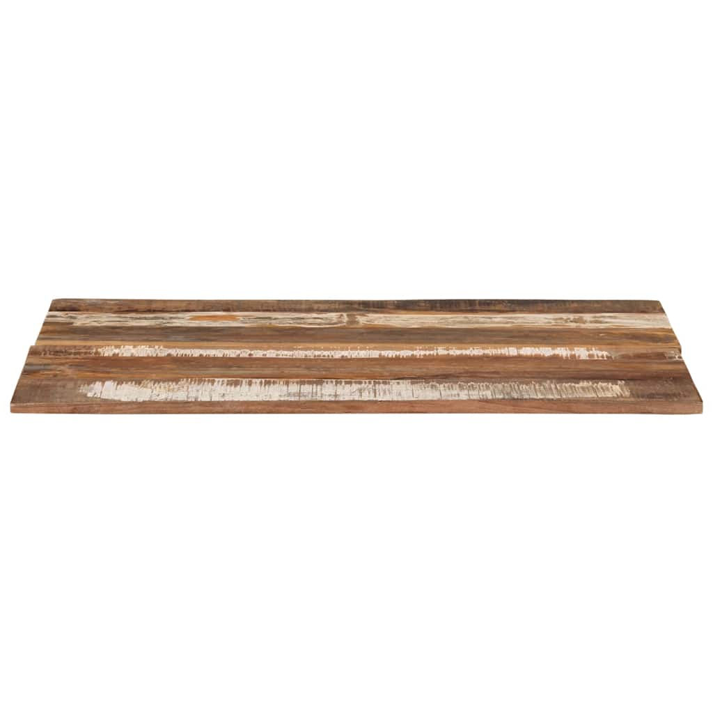 bordplade 60x80 cm 15-16 mm rektangulær massivt genbrugstræ