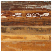 firkantet bordplade 70x70 cm 15-16 mm massivt genbrugstræ
