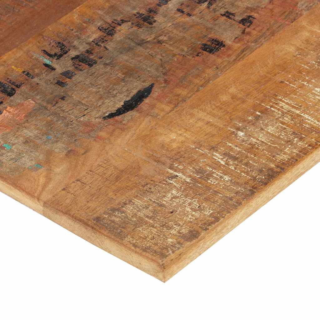 bordplade 70x90 cm 15-16 mm rektangulær massivt genbrugstræ