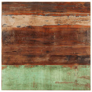 bordplade 80x80 cm 15-16 mm firkantet massivt genbrugstræ