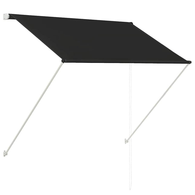 foldemarkise 100x150 cm antracitgrå