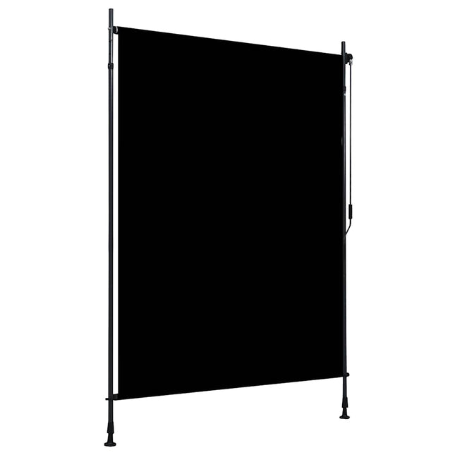 udendørs rullegardin 150x270 cm antracitgrå