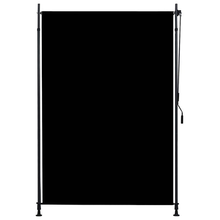 udendørs rullegardin 150x270 cm antracitgrå