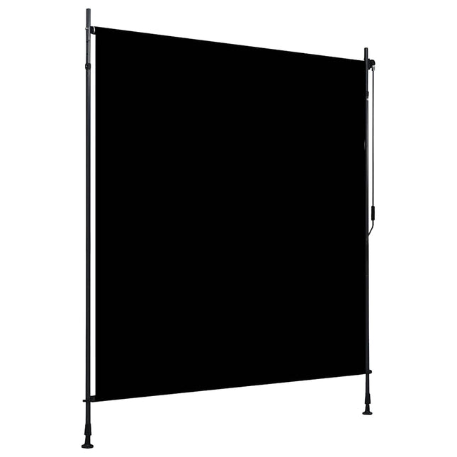 udendørs rullegardin 200x270 cm antracitgrå