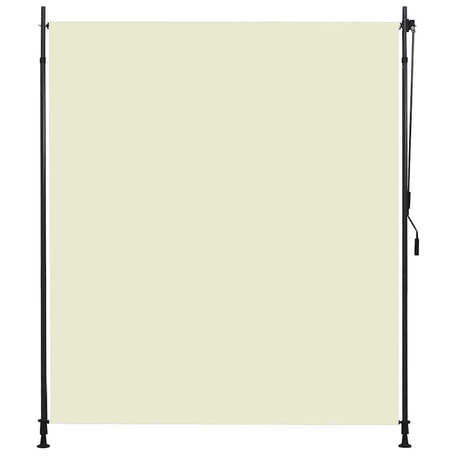 udendørs rullegardin 200x270 cm cremefarvet