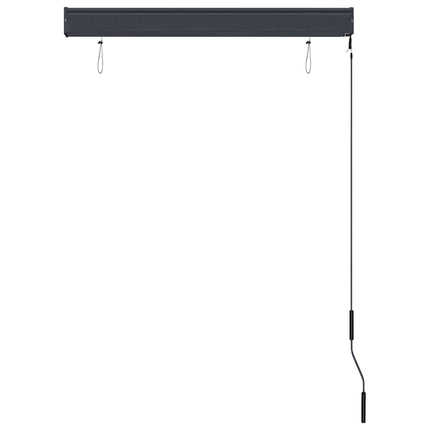 udendørs rullegardin 100x250 cm gul og blå