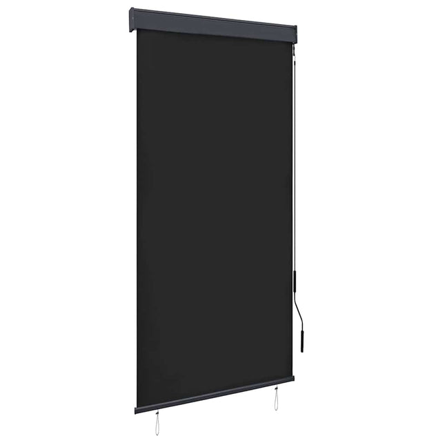 udendørs rullegardin 100x250 cm antracitgrå