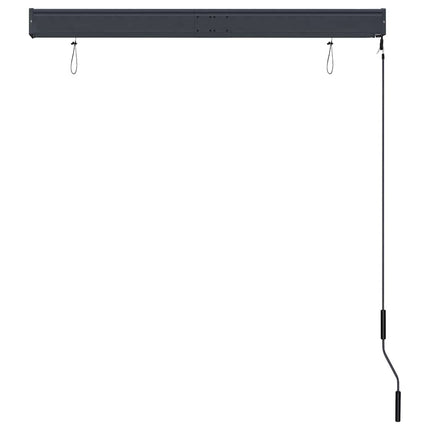 udendørs rullegardin 120x250 cm blå og hvid