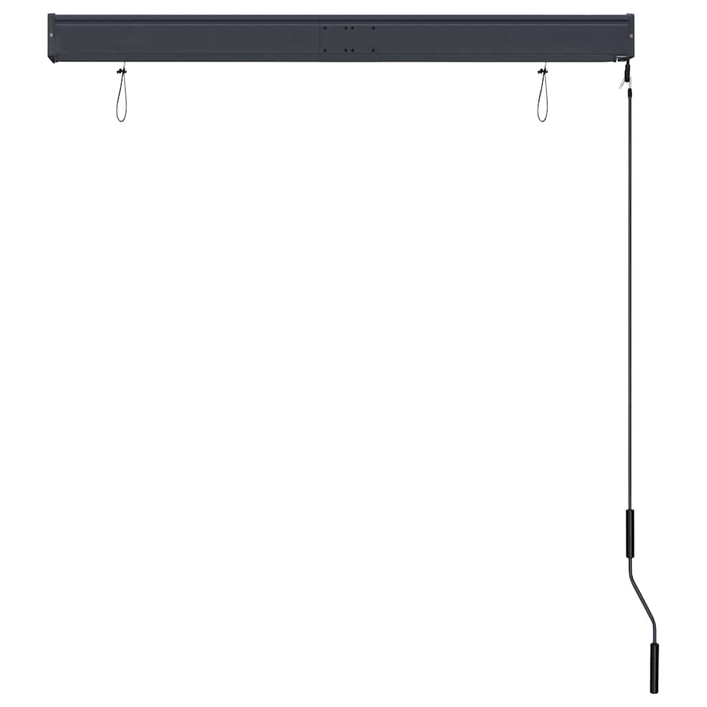 udendørs rullegardin 120x250 cm cremefarvet