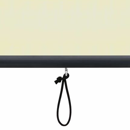 udendørs rullegardin 120x250 cm cremefarvet