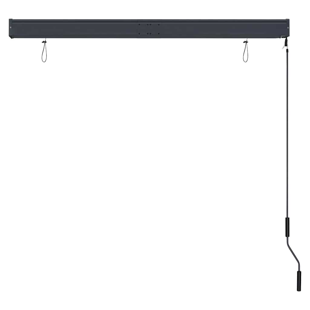 udendørs rullegardin 140x250 cm blå og hvid