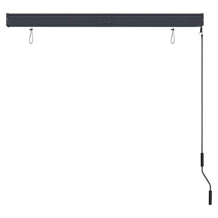 udendørs rullegardin 140x250 cm blå og hvid