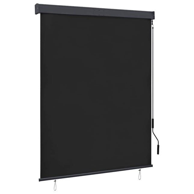 udendørs rullegardin 140x250 cm antracitgrå