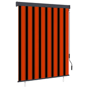 udendørs rullegardin 140x250 cm orange og brun