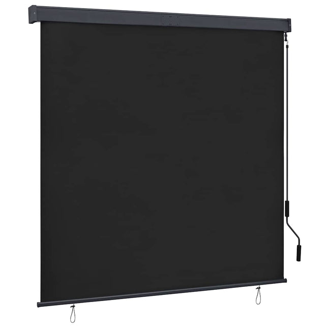udendørs rullegardin 160x250 cm antracitgrå
