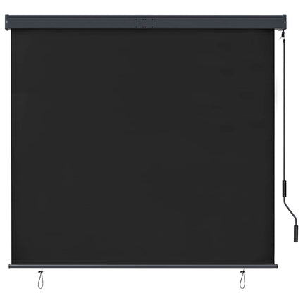udendørs rullegardin 160x250 cm antracitgrå