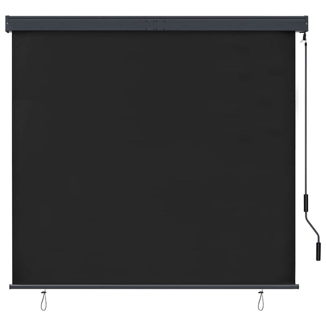 udendørs rullegardin 160x250 cm antracitgrå
