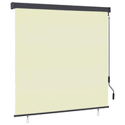 udendørs rullegardin 160x250 cm cremefarvet