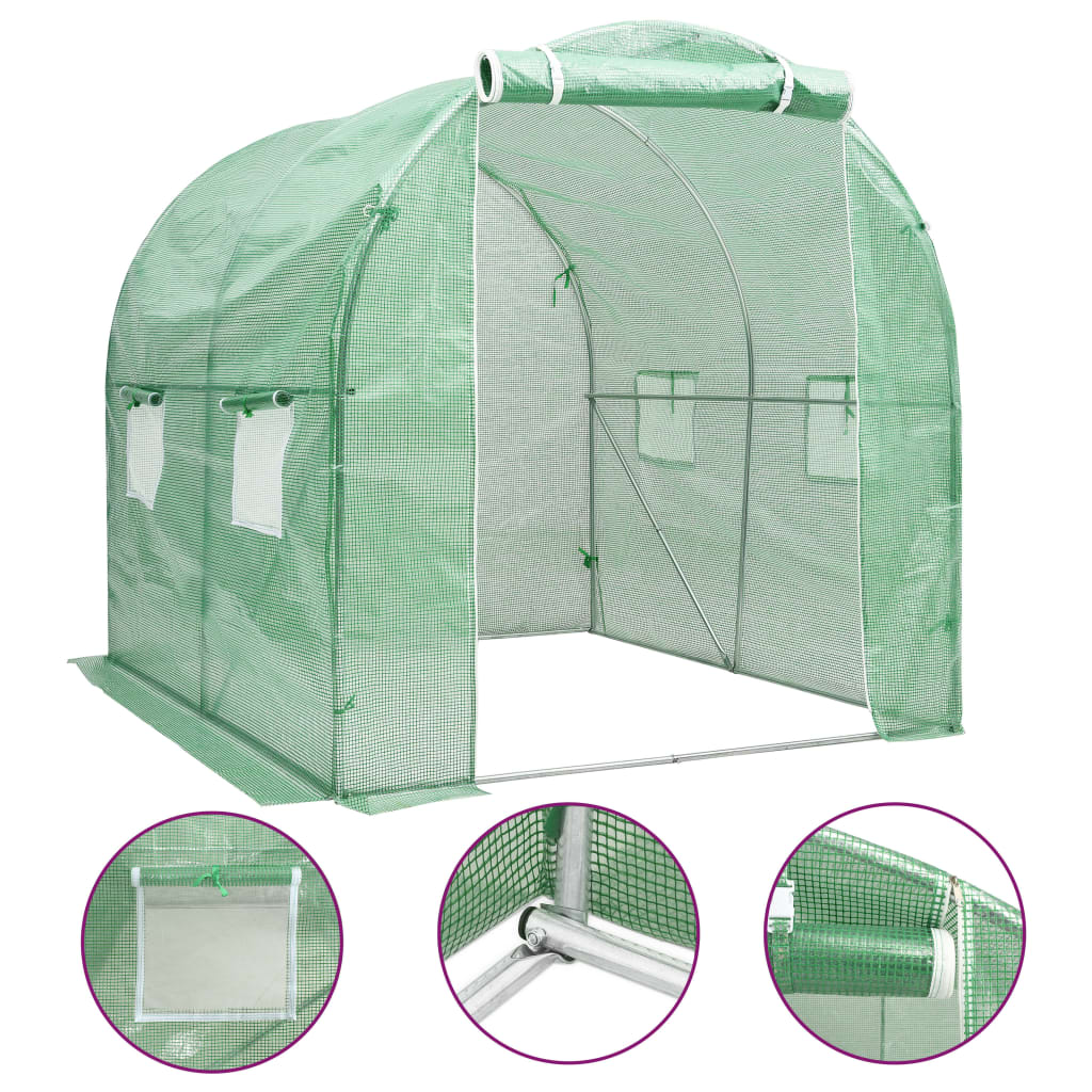 Drivhus 4,5 M² - 200 x 200 x 200 cm