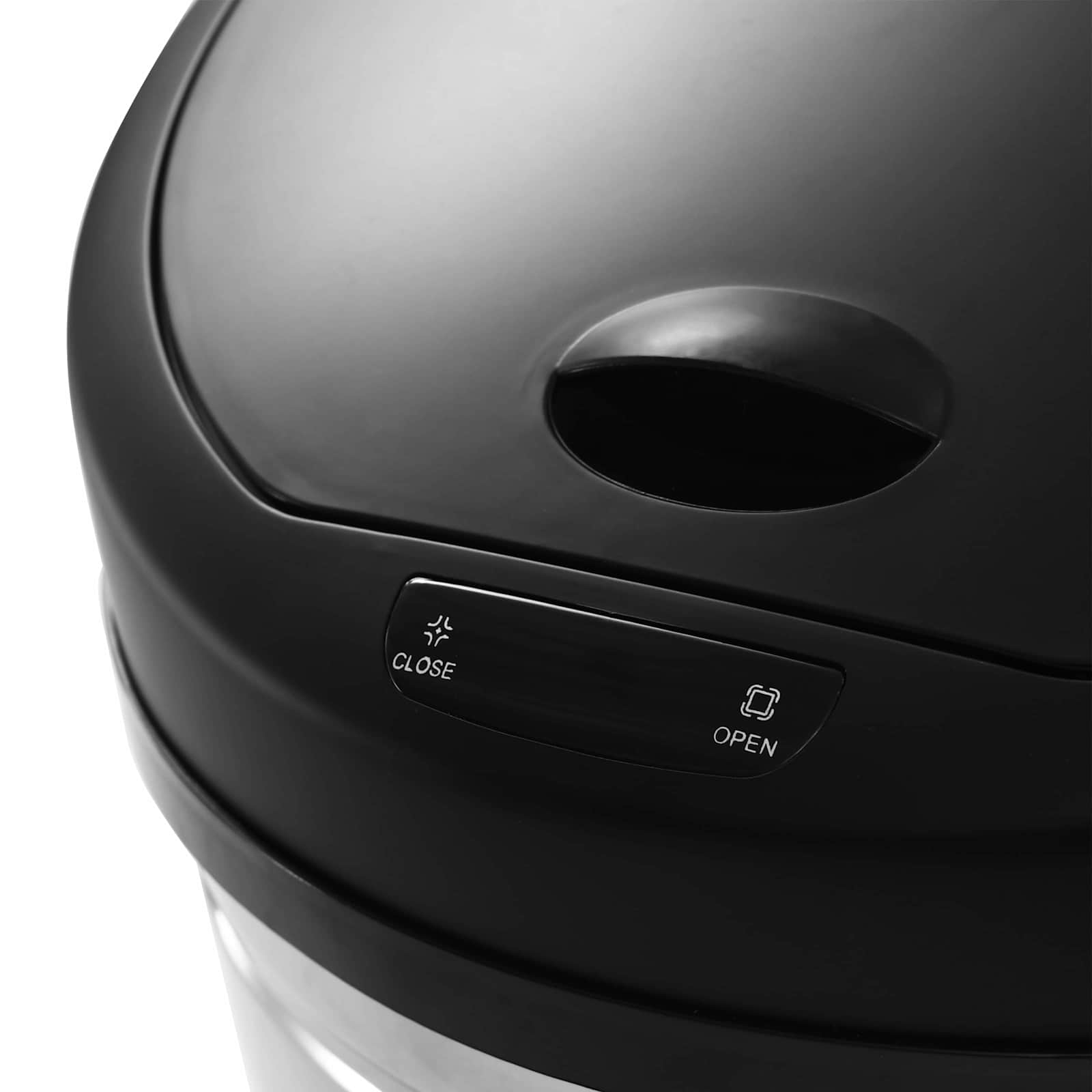 Affaldskurve Sort Rustfrit stål