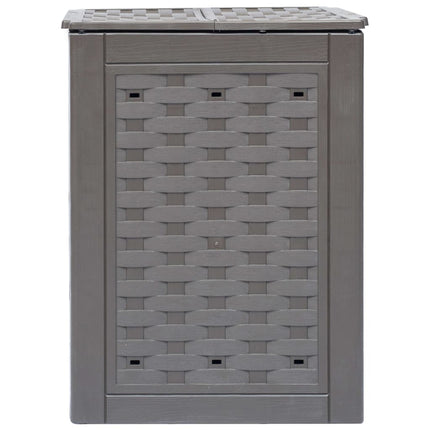 kompostbeholdere 2 stk. 60 x 60 x 83 cm 600 l brun