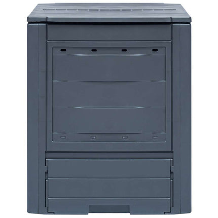 kompostbeholdere til haven 3 stk. 60 x 60 x 73 cm 780 l grå