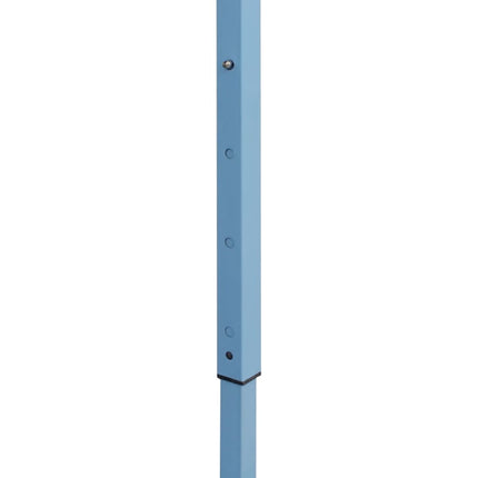 festtelt med 3 vægge 291x413x315 cm foldbart hvid