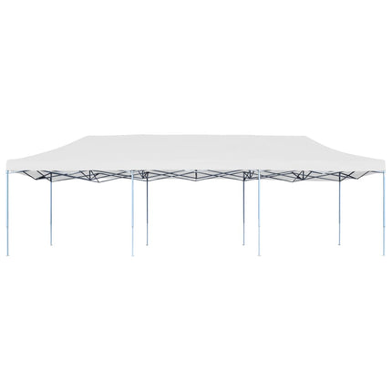 foldbart pop-op-festtelt 3 x 9 m hvid