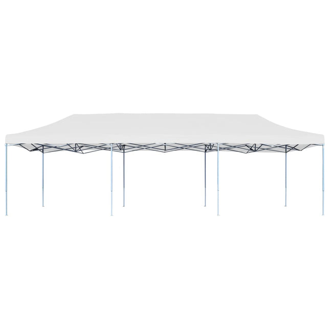 foldbart pop-op-festtelt 3 x 9 m hvid