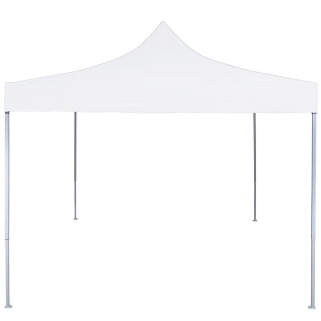 foldbart festtelt 2x2 m stål hvid