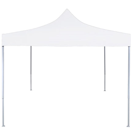 foldbart festtelt 2x2 m stål hvid