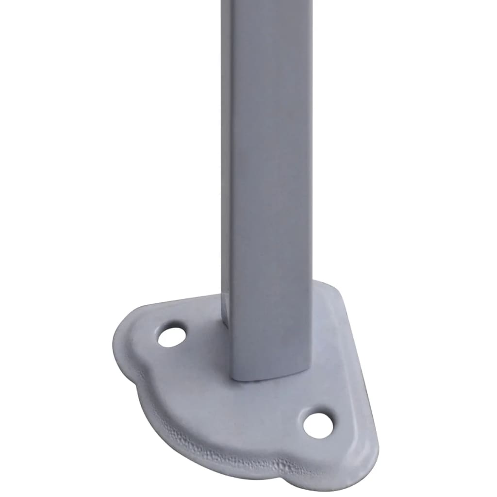 foldbart festtelt 2x2 m stål hvid