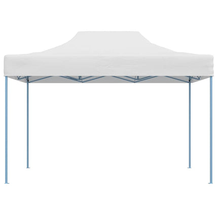 Festtelte 13 pcs Hvid med Blå Ramme Oxford stof