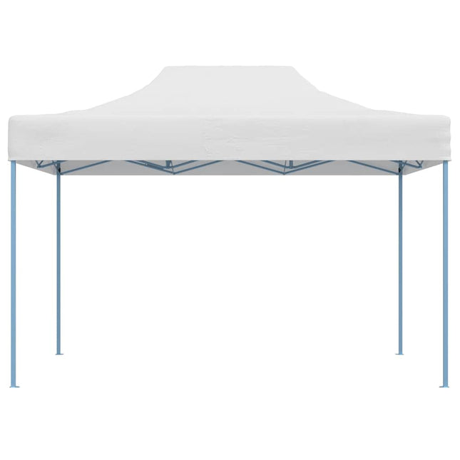 Festtelte 13 pcs Hvid med Blå Ramme Oxford stof