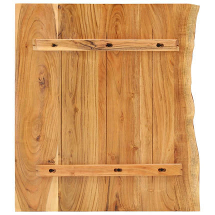 bordplade til toiletbord 58x52x2,5 cm massivt akacietræ