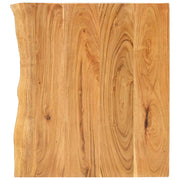bordplade til toiletbord 58x52x3,8 cm massivt akacietræ